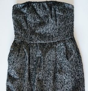 Express mid length strapless dress